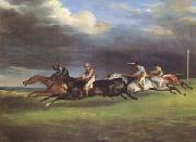 Theodore   Gericault The Derby at Epsom in 1821 (mk05) Spain oil painting reproduction